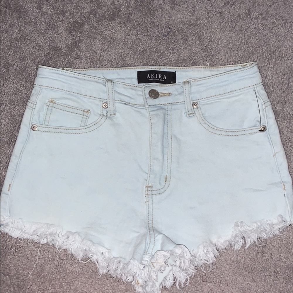 denim shorts